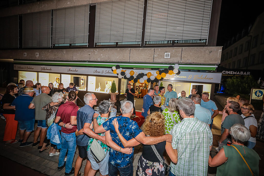 Beste Stimmung beim Stadtfest in Schweinfurt.