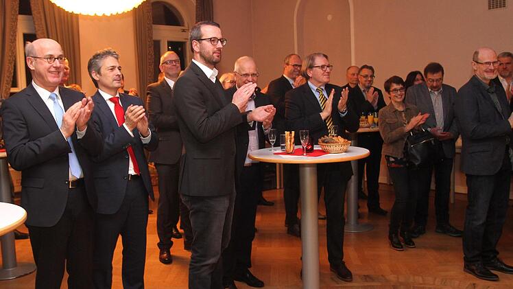 Blick in die Reihen der zahlreichen Gäste beim Neujahrsempfang der Kreishandwerkerschaft Haßberge im "Klenze-Saal" in Eltmann.