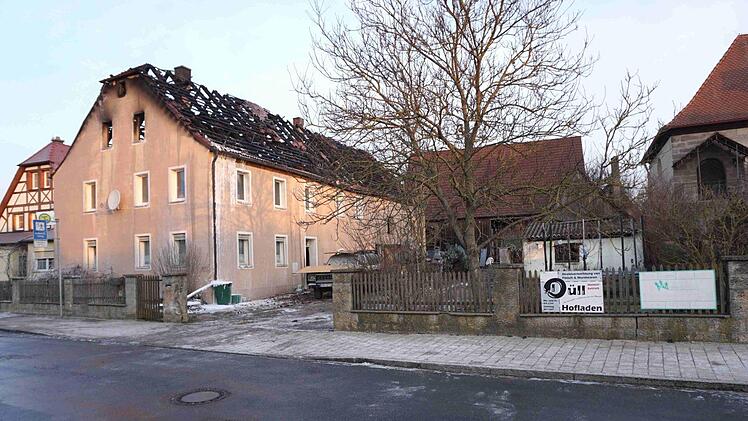 Am Tag nach dem Brand