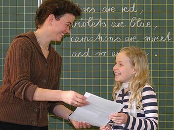 Claudia Schmidt wirbt als Schulleiterin der Theodor-Heublein-Schule für das kommende Jahr noch um Abc-Schützen - denn womöglich reichen die Zahlen nicht zur Bildung einer 1. Klasse. Foto: Archiv