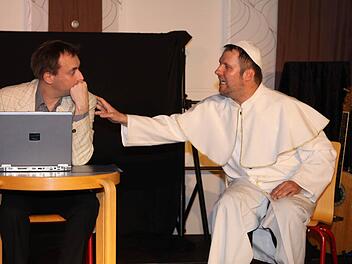Der Papst und sein Jobberater  Foto: Michael Wunder