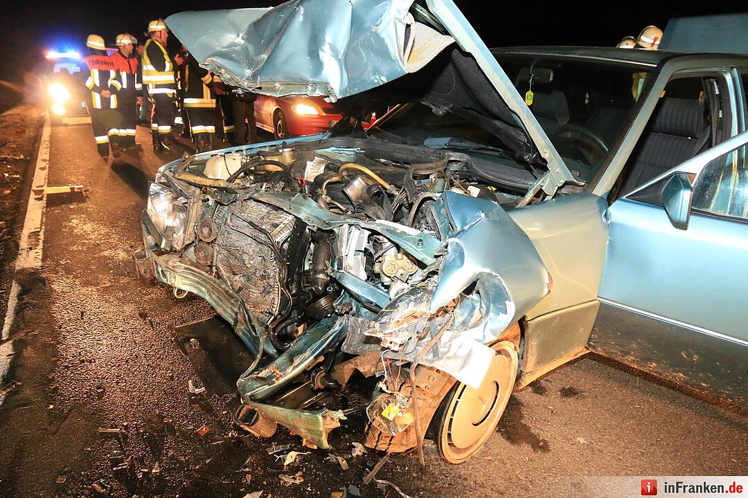 Kollision bei Ebrach: Zwei Verletzte