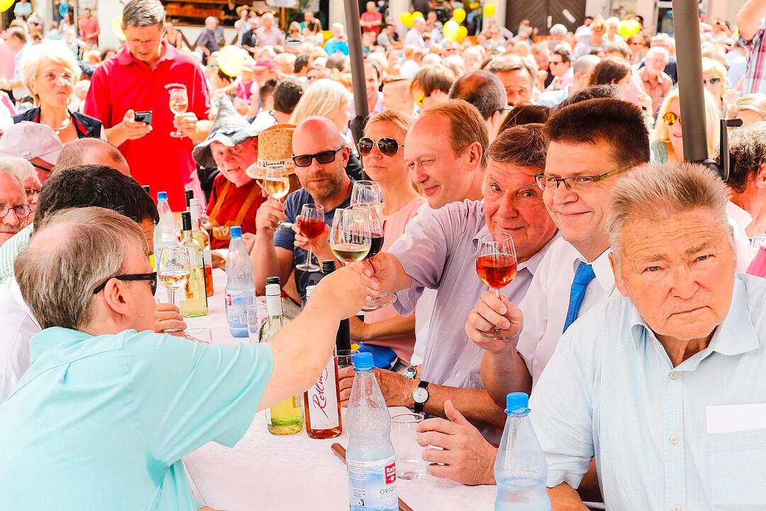 Weinfest-Eröffnung in Zeil am Main