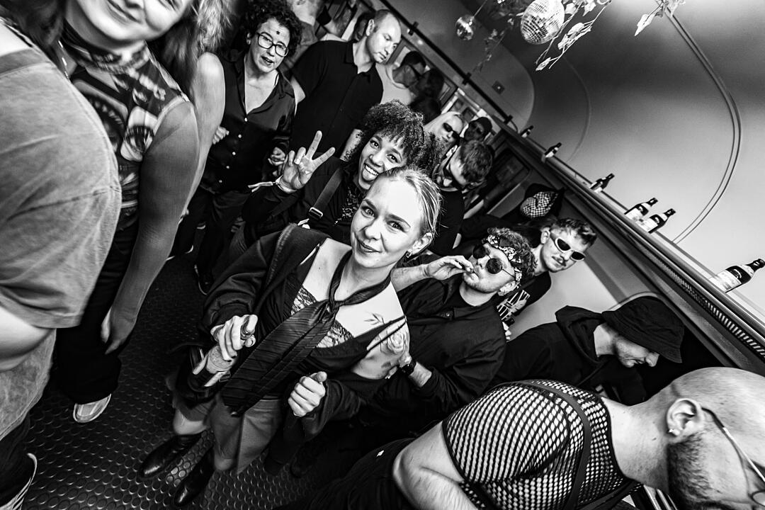 Die beste Party im Zug!