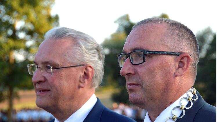 Joachim Herrmann und Andreas Sandwall. Foto: Peter Rauch