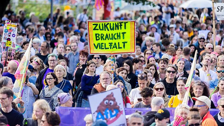 Demonstration f&uuml;r Zusammenhalt in Berlin