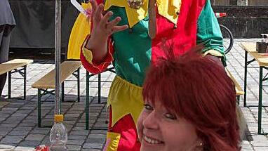 Straßenkünstler erheiterten das Neustadter Publikum.