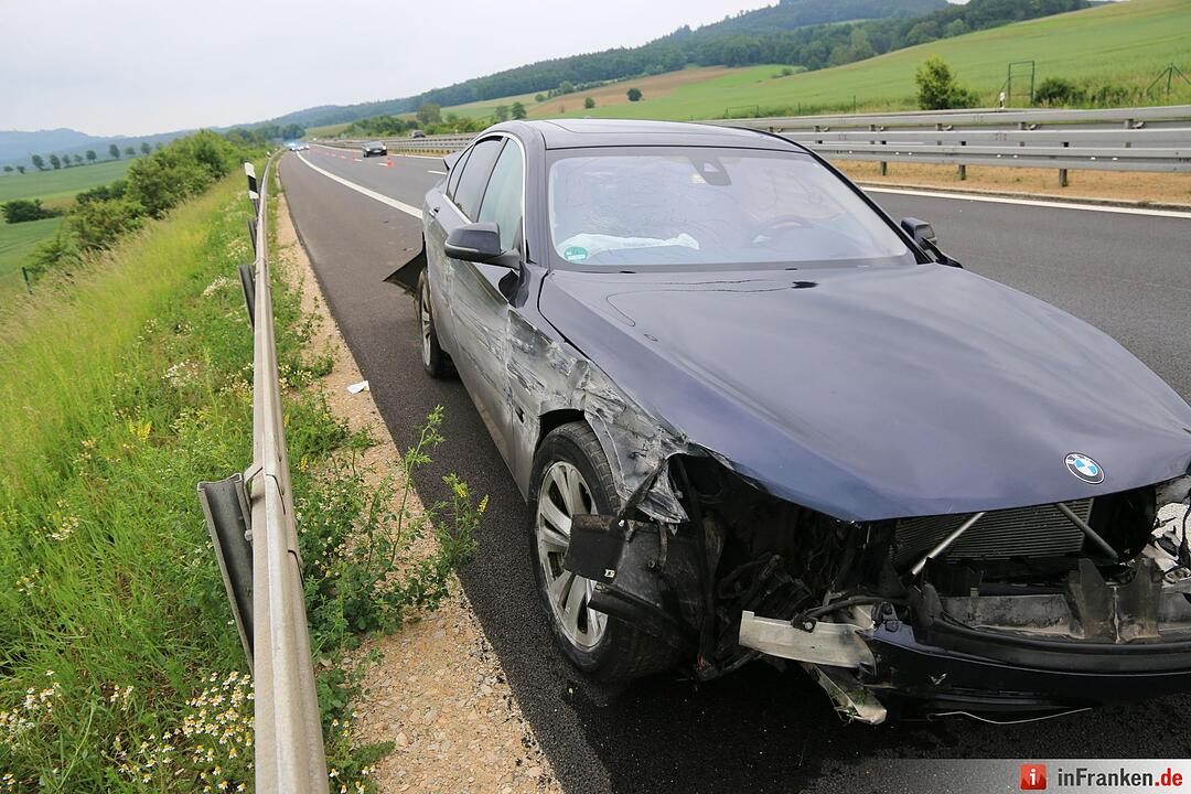 Reifen geplatzt: Unfall auf der A73 bei Ebensfeld