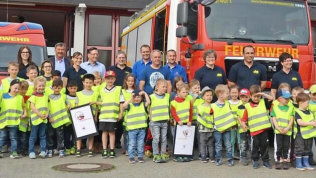 50 Mädchen und Jungen sind jetzt Mitglied in der Adelsdorfer Kinderfeuerwehr.