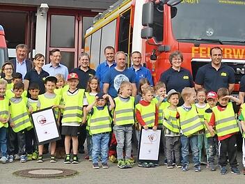 50 Mädchen und Jungen sind jetzt Mitglied in der Adelsdorfer Kinderfeuerwehr.
