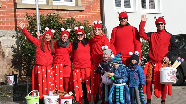 Faschingsumzug in Oehrberg. Foto: Gabriele Sell