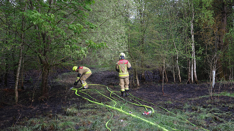 Waldbrand im Kreis Neustadt an der Aisch