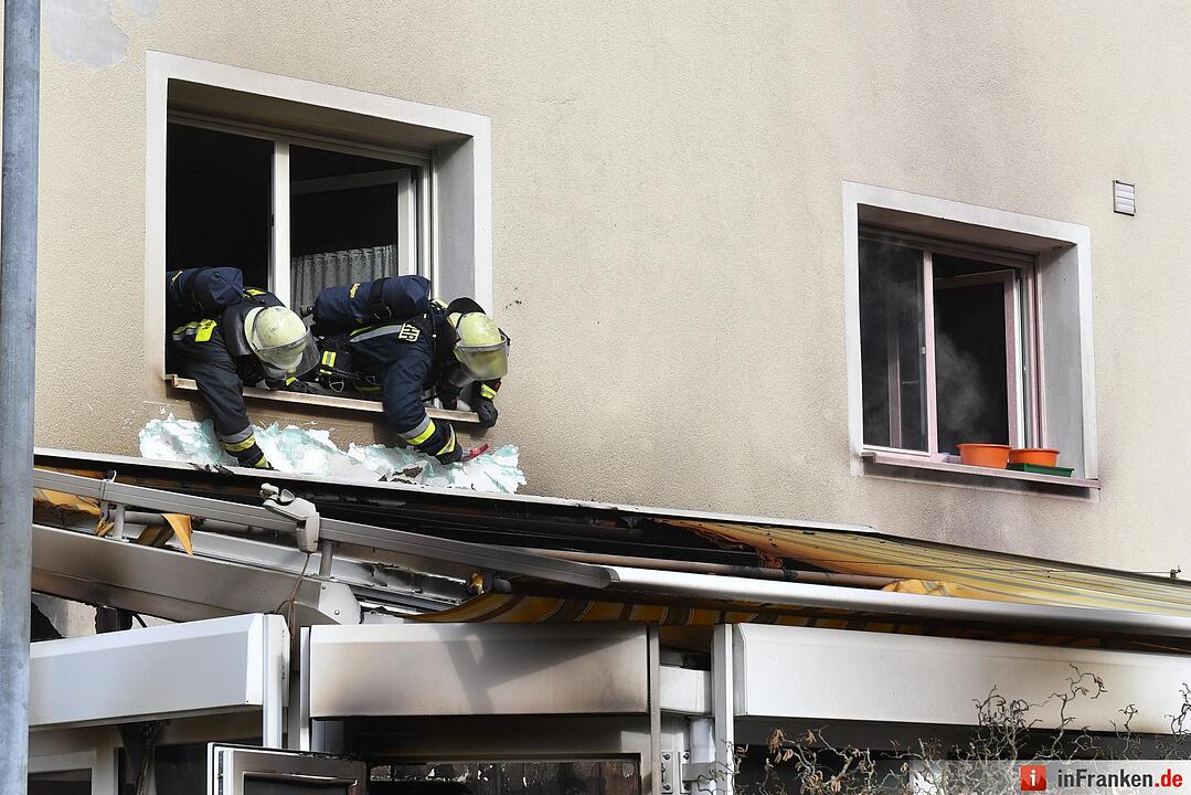 Zimmerbrand in Bischberg