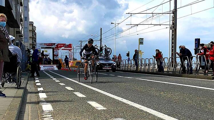 Maximilian J&auml;ger im vergangenen Jahr beim Weltcup im belgischen Ostende. An den Paralympischen Spielen in Tokio wird der Bad Br&uuml;ckenau wegen einer Reklassifizierung nicht teilnehmen. Foto: Nancy Burdach