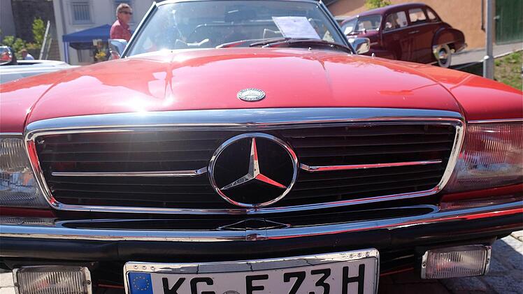 Trotz Hitze sehr gut besucht: Das Oldtimertreffen in Sulzthal.  Foto: Gerd Schaar
