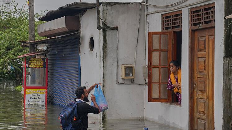 Überschwemmungen in Sri Lanka