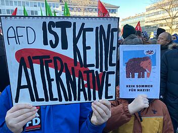 Zehntausende protestieren in Franken gegen Rechts - "Demokratie in Gefahr"