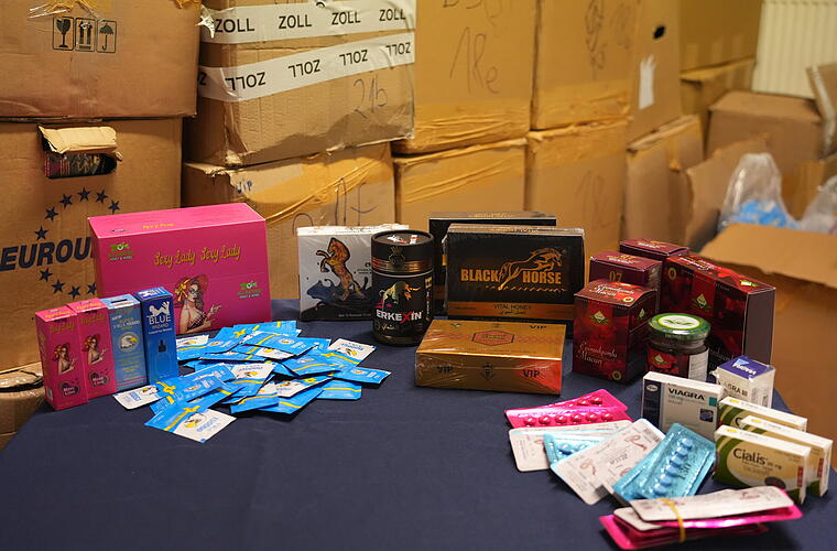 Über 50.000 illegale Potenzmittel auf der A3 bei Schweinfurt entdeckt