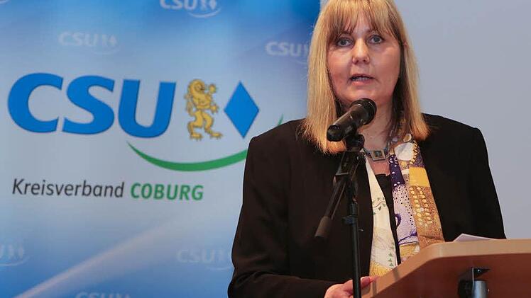 Kreisvorsitzende und Dritte Bürgermeisterin Coburgs, Birgit Weber Foto: Barbara Herbst
