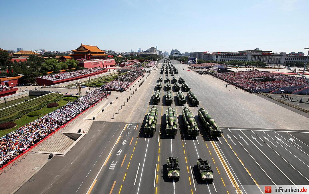 Militärparade in China