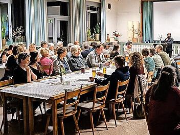 Beim Abend der Vereine wurde die gemeinsame Zukunft aller Bewohner von Kirchehrenbach thematisiert.