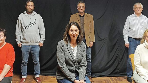 H. v. l.: Thomas Marquardt, Harald Po&szlig;er, J&uuml;rgen Glassl; v. v. l.: Inge Piroth, Simone Janssen, Sabine Hoyler Foto: Thomas Marquardt