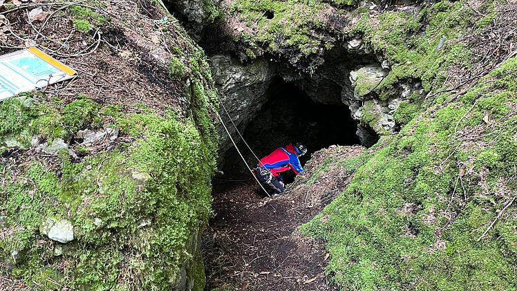 H&ouml;hlenrettung in der Oberpfalz