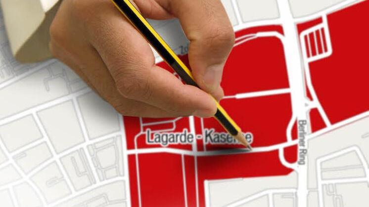 Ein Logistikzentrum für die Polizei und ein Campus für Gesundheitswirtschaft könnten auf dem Gelände der Lagarde-Kaserne entstehen, wenn