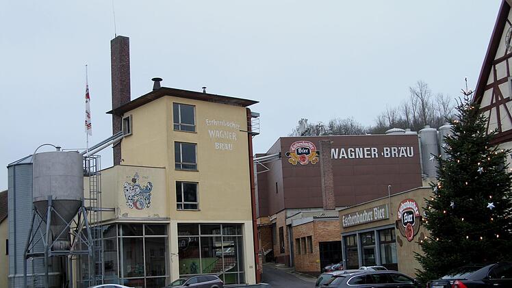 Blick auf einen Teil der Firmengebäude der Eschenbacher Privatbrauerei, die mit Brauerei und Immobilie in das Eigentum der Arcobräu überging.Günther Geiling