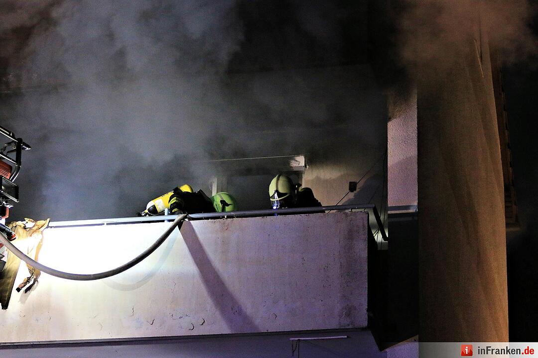 Brand in Mehrfamilienhaus in Memmelsdorf