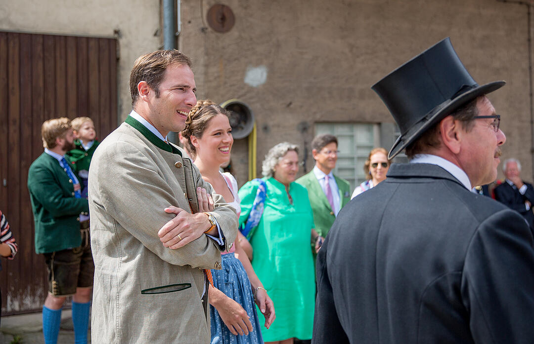 Heimf&uuml;hrung der Braut des F&uuml;rsten Castell-R&uuml;denhausen