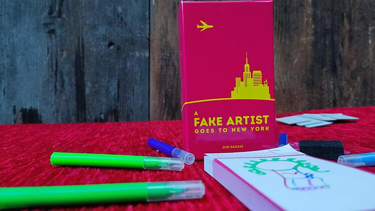 A Fake Artist Goes To New York: Rezension des Künstler-Suchspiels