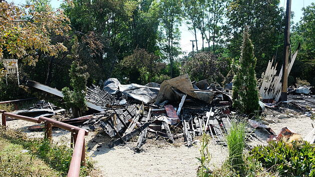 Kirche im Olympiapark in M&uuml;nchen abgebrannt