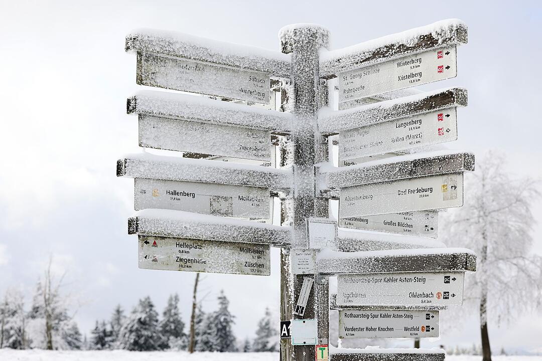 Winterwetter im Sauerland