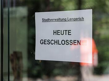 Gro&szlig;einsatz am Rathaus Lengerich
