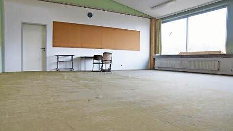 Diese siebte Klasse ist schon umgezogen.