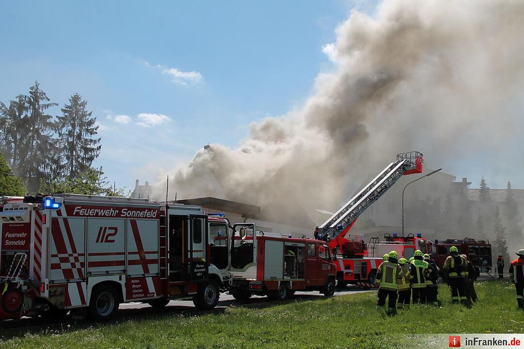 Feuer in Schneckenlohe