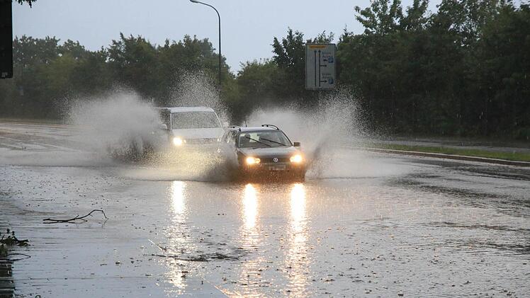 Ein Unwetter tobte am 22. Juli über Bamberg und den Landkreis Foto: Fedinand Merzbach