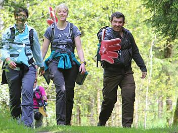 Der Wandermarathon war 2014 ein Höhepunkt im Frankenwald. Dort soll des Wandern eine immer stärkere Rolle im Tourismus spielen. Foto: Archiv/Barbara Herbst