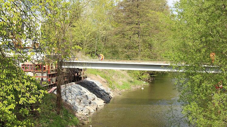 Seitenansicht der neuen Ernst-Faber-Brücke. Foto: Ulrike Nauer