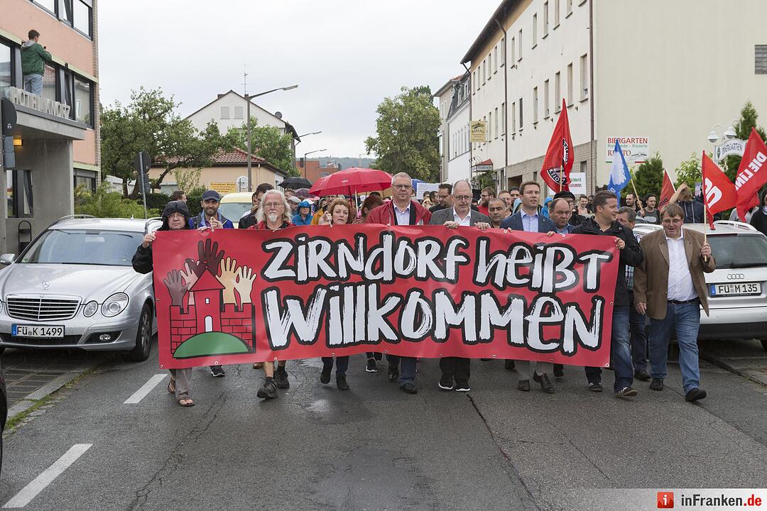 Demonstration gegen Rechts in Zirndorf