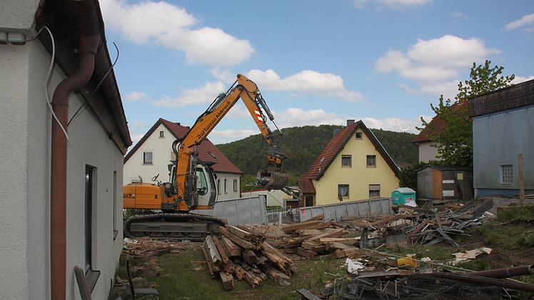 Abriss am Wurmerich in Nüdlingen. Foto: Kerstin Väth