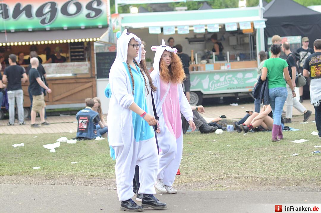 Die schrägsten Outfits bei Rock im Park 2016