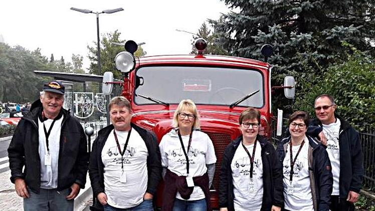Erstes Highlight nach Abschluss der Restaurierung war im September 2017 der Start des "Lottchen"-Teams bei der Bocksbeutel-Rallye Hammelburg.Feuerwehr Hammelburg
