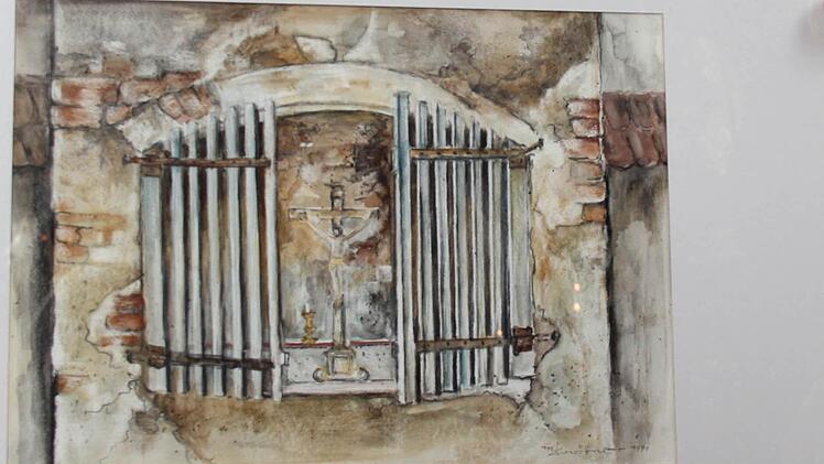 Das Bild mit Widmung