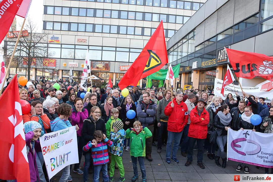 Zwei Demos in Bamberg