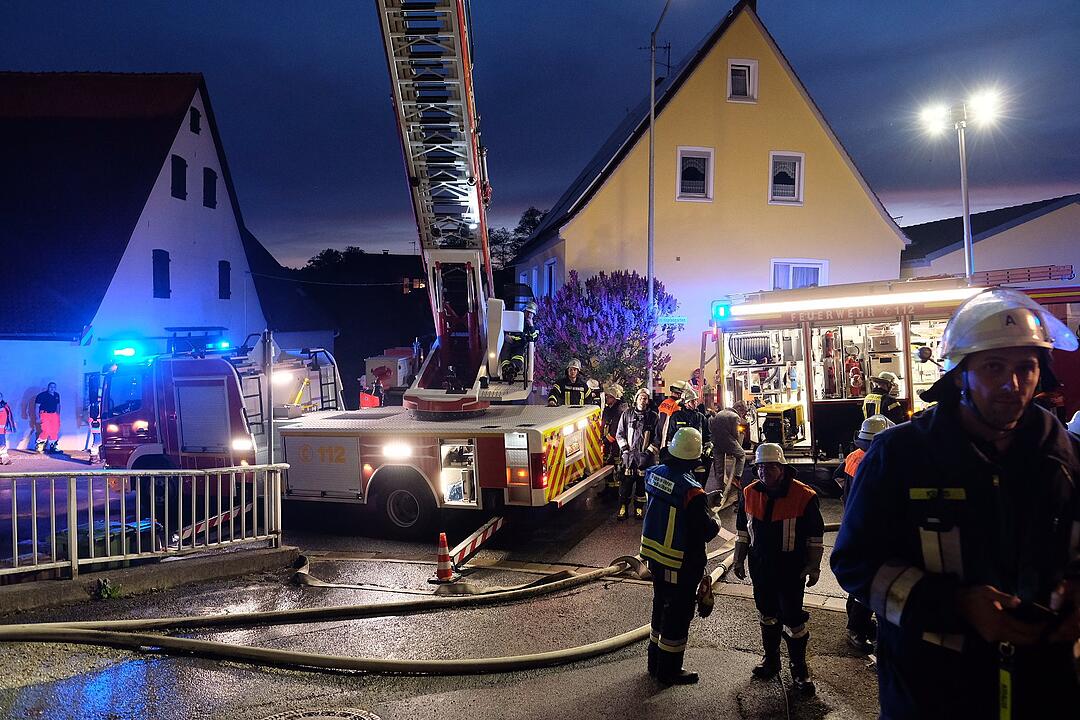 Ein Verletzter bei Brand im Nürnberger Land