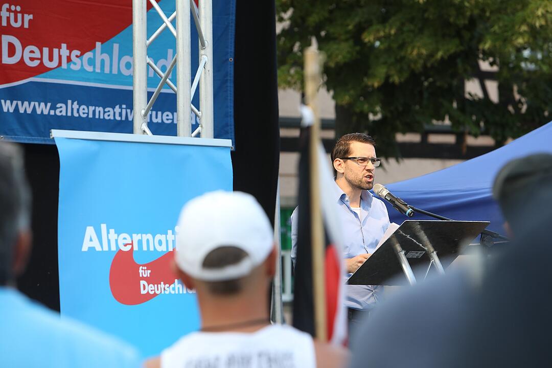 Björn Höcke in Forchheim: Demonstrationen gegen AfD-Politiker