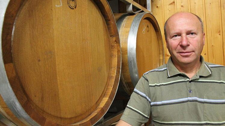 ... in den Winzerkeller von Ewald Neder... Foto: Benedikt Borst