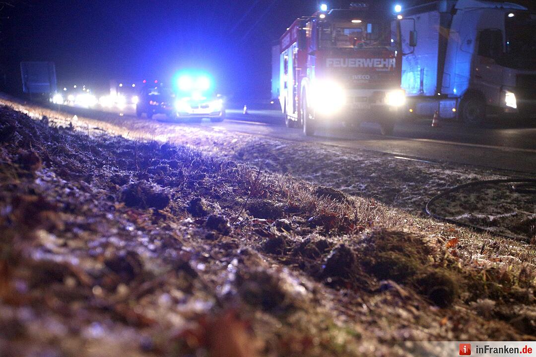 Schwerer Unfall auf der A70